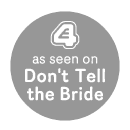 As featured on Don't Tell the Bride